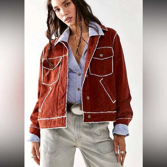Free People Heartland Worker Corduroy Jacket - Picture 1 of 10